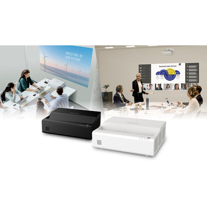 Panasonic PT-CMZ50BU 5200 Lumens, Wuxga, Ultra Short Throw, Laser Projector- Black