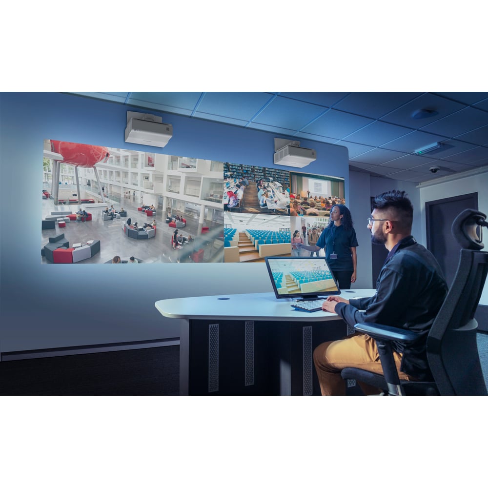 Panasonic PT-CMZ50BU 5200 Lumens, Wuxga, Ultra Short Throw, Laser Projector- Black