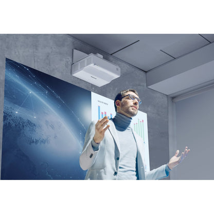 Panasonic PT-CMZ50BU 5200 Lumens, Wuxga, Ultra Short Throw, Laser Projector- Black