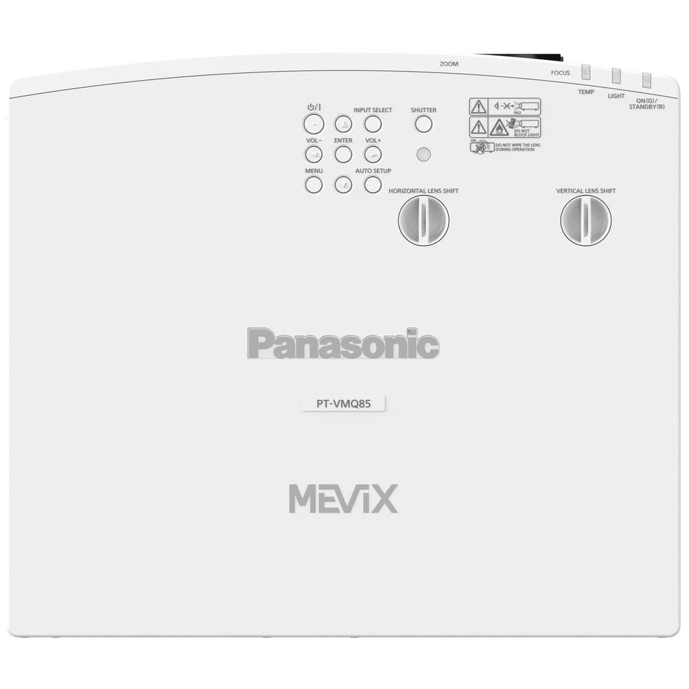 Panasonic PT-VMQ85U 8, 000 Lm 4K Laser Lcd Projector / Digital Link / 4K Signal Input, White Cabinet