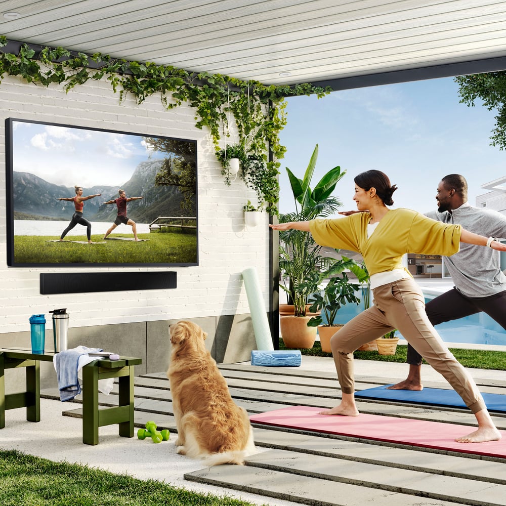 Samsung QN55LST7DAFXZA 55" The Terrace Full Shade/Partial Sun Outdoor Tv, Neoqled, 4K Neoqhdr+