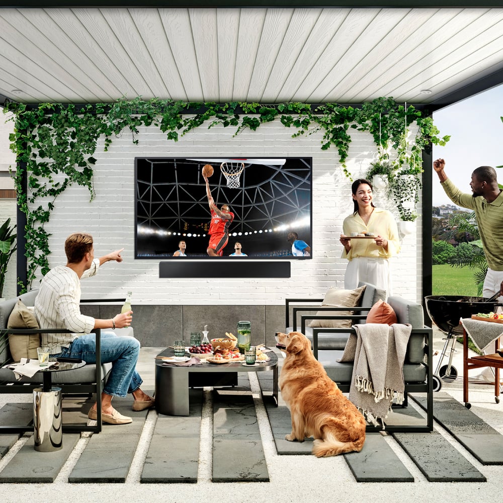 Samsung QN55LST7DAFXZA 55" The Terrace Full Shade/Partial Sun Outdoor Tv, Neoqled, 4K Neoqhdr+