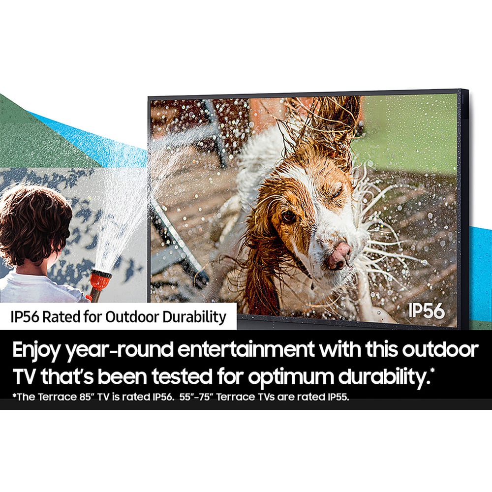 Samsung QN85LST9CAFXZA 85" The Terrace Full Sun Outdoor Tv, Qled 4K Qhdr, 3840X2160