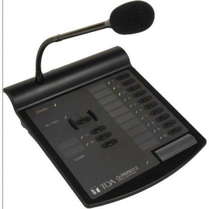 TOA Q-RM9012PS Digital Matrix Paging Microphone For 12 Zones