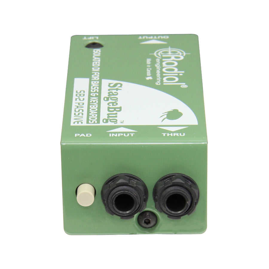 Radial StageBox SB-2 Compact Passive Direct Box left