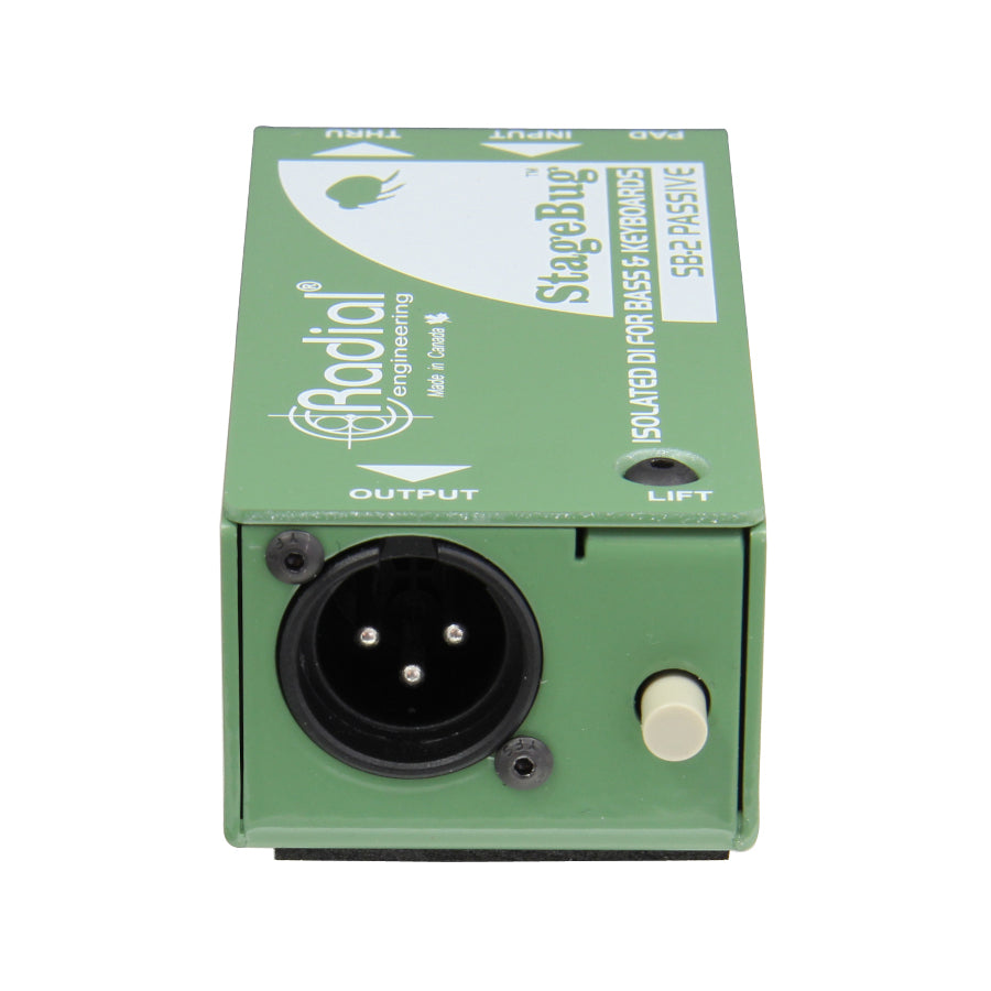 Radial StageBox SB-2 Compact Passive Direct Box side