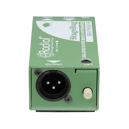 Radial StageBox SB-2 Compact Passive Direct Box side