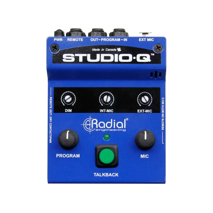 Radial StudioQ Studio Talkback Controller top