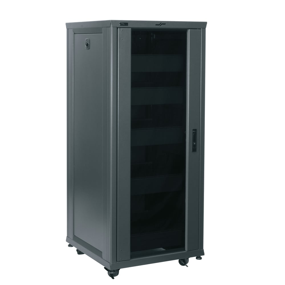 Middle Atlantic RCS-2724 27Sp 24"D Rk Config W/Sp, Front Dr, Rap, (5)Shelves, (5)Pnls