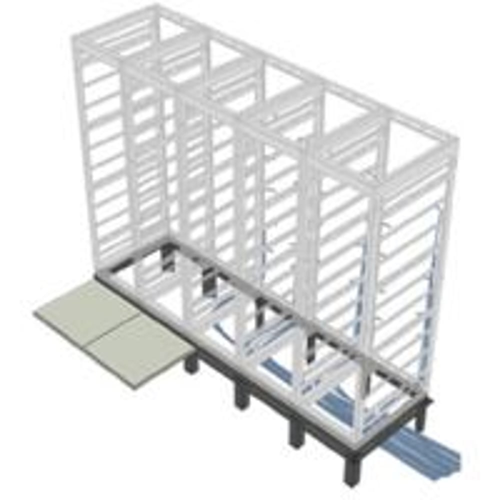 Middle Atlantic RIB-1-GRK-42B 1 Bay Riser Base 42"Dp Grk