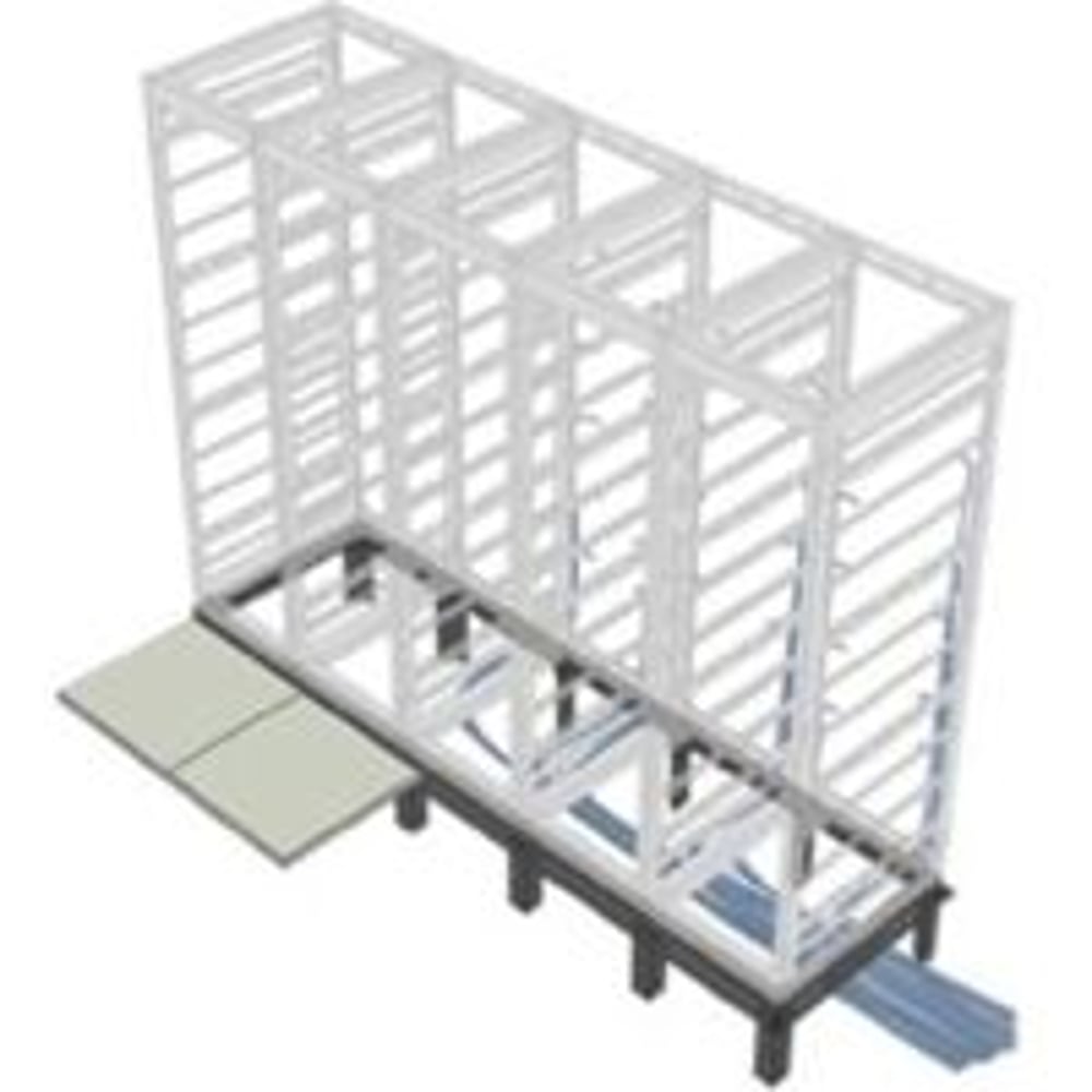 Middle Atlantic RIB-5-BGR-38 5 Bay, 38D, Riser Base