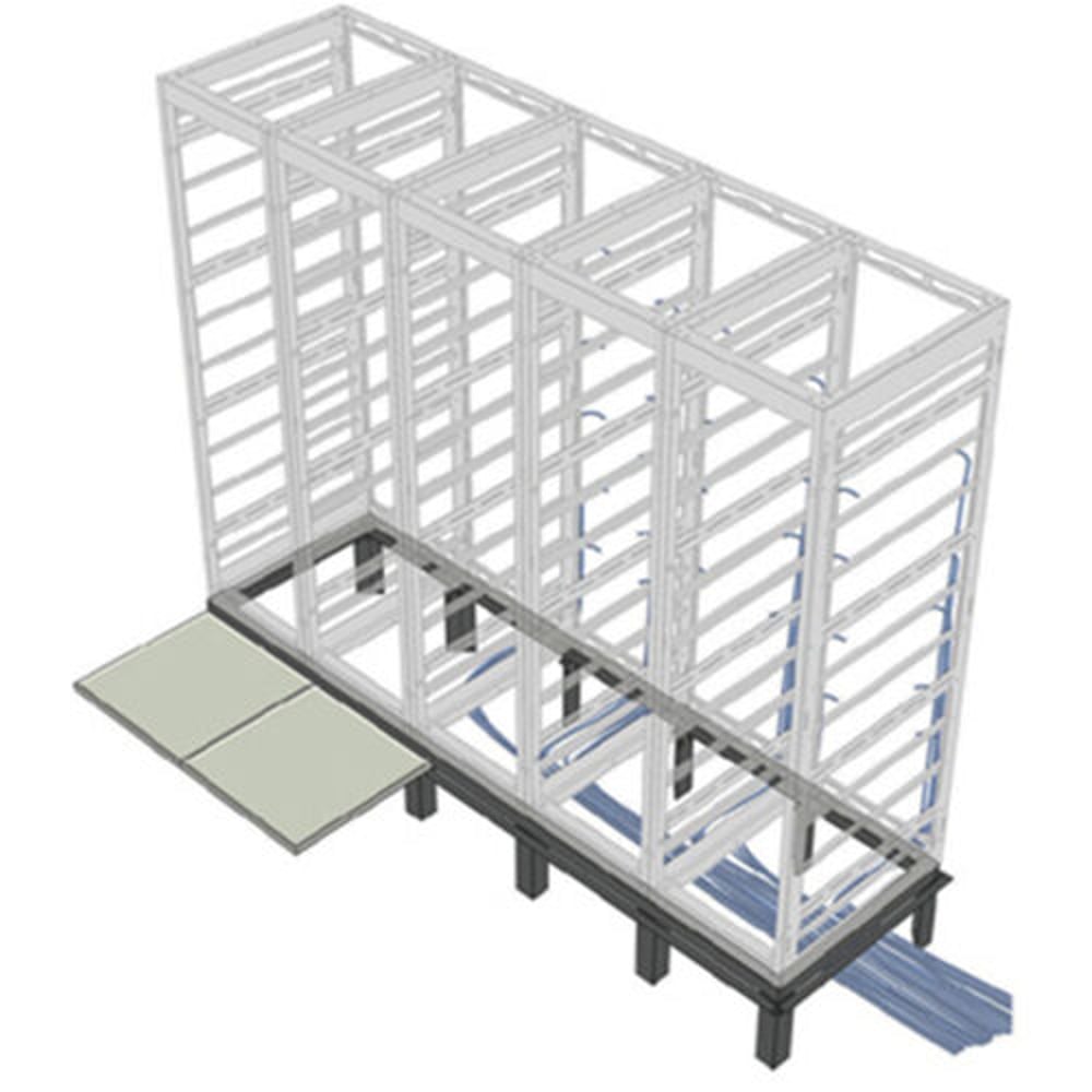 Middle Atlantic RIB-5-GRK-42B 5 Bay Riser Base 42"Dp Grk