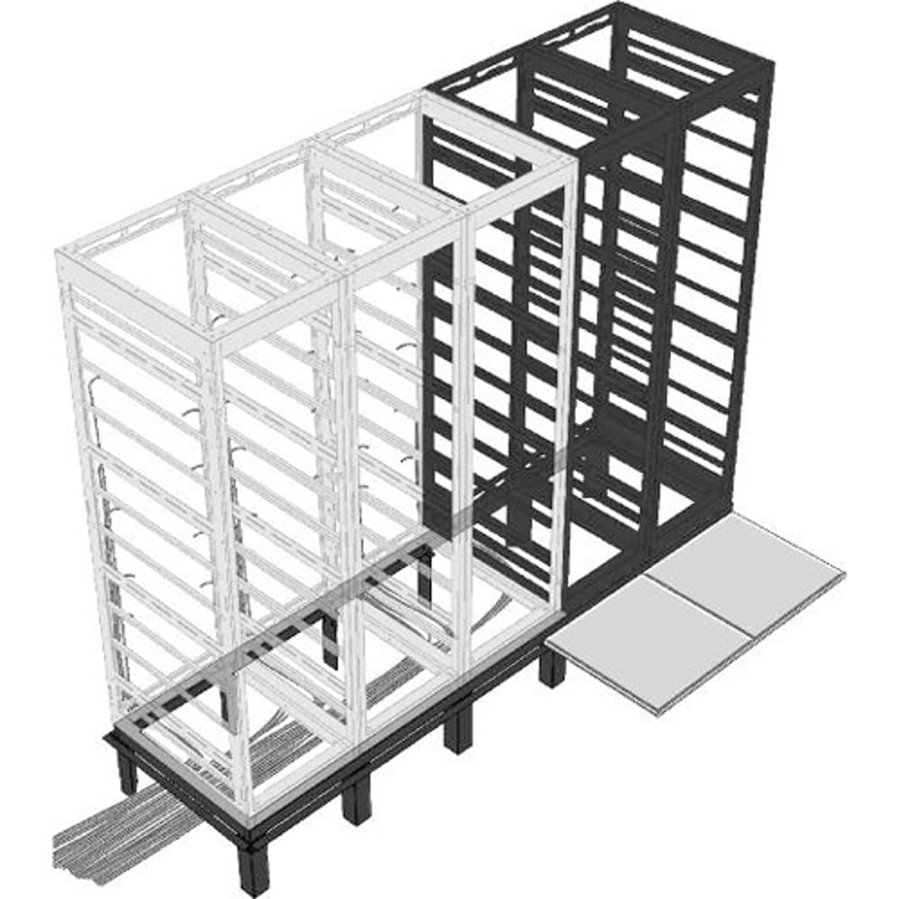 Middle Atlantic RIB-5-MRK-26 5 Bay Riser Base For 26Dp Mrk