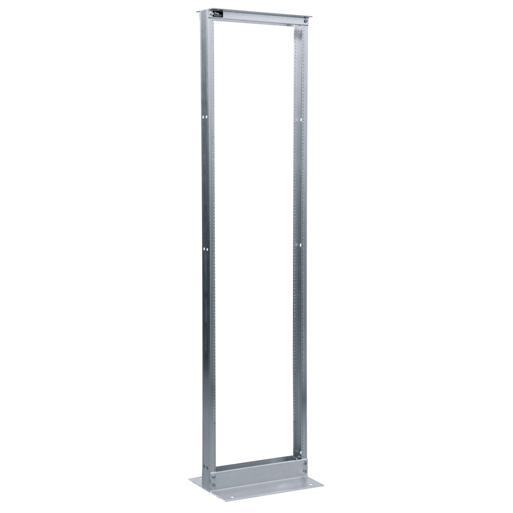 Middle Atlantic RLA19-1251B 51Sp Alum Open Frame Rack, 12/24, Black