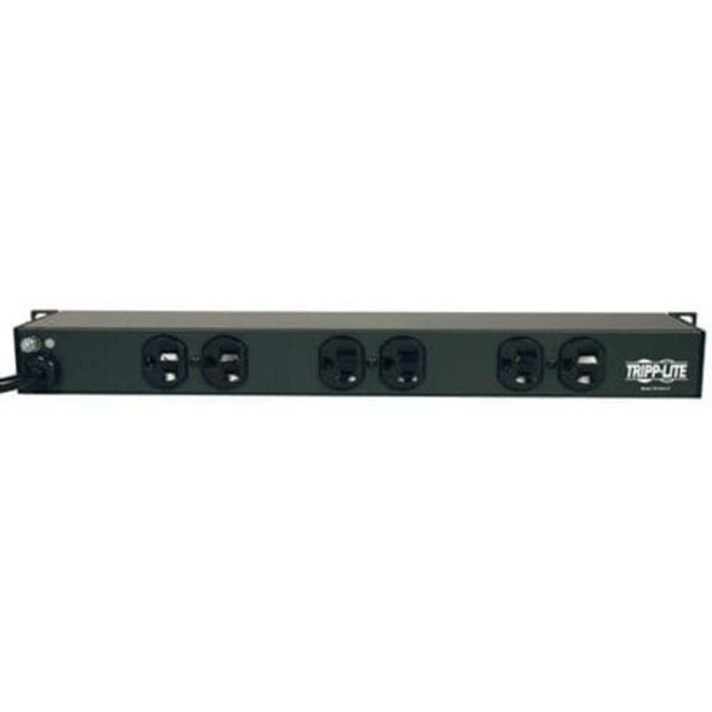 TRIPPLITE RS-0615-R 6 (Rear Panel) Outlets 19" Length, 1U, 15-Amp Rackmount, Locking Switch