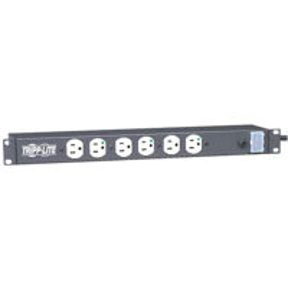 TRIPPLITE RS1215-HG Power Strip Medical Rackmount 120V 5-15R 12 Outlet 1 Urm
