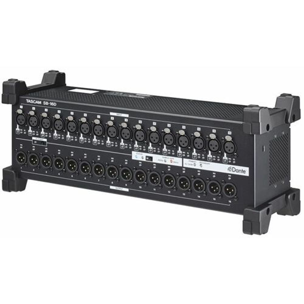TASCAM SB-16D 16 Mic In/16 Line Out Analog/Dante Converter