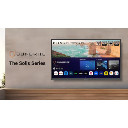 SUNBRITE SB-FS-65-BL 65" Solis Series - Smart Outdoor Tv - Full Sun - 4K Uhd Hdr