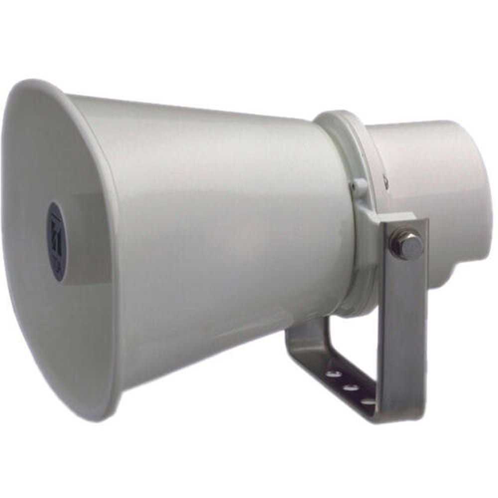 TOA SC-615T Paging Horn Speaker- 15 W- 25/70.7 V Transformer- Mounting Bracket Inclu