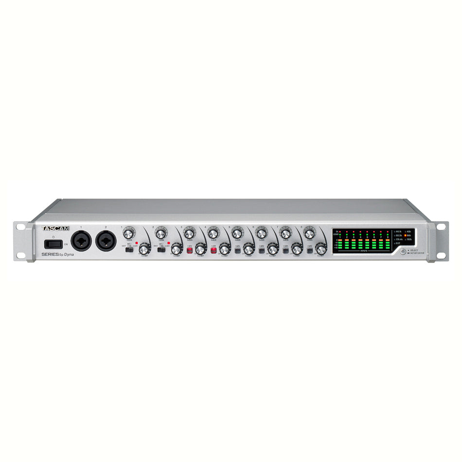 Tascam SERIES 8p Dyna 8-Channel Mic Preamp with Analog Compressor front