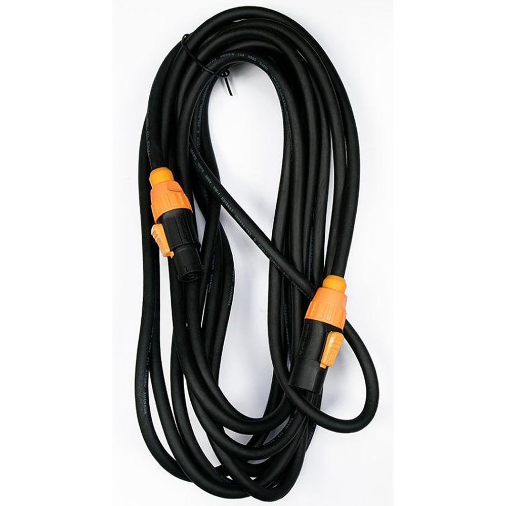 Accu-Cable IP65 Power Twist Lock Link Cable for Daisy Chaining | 25 ft