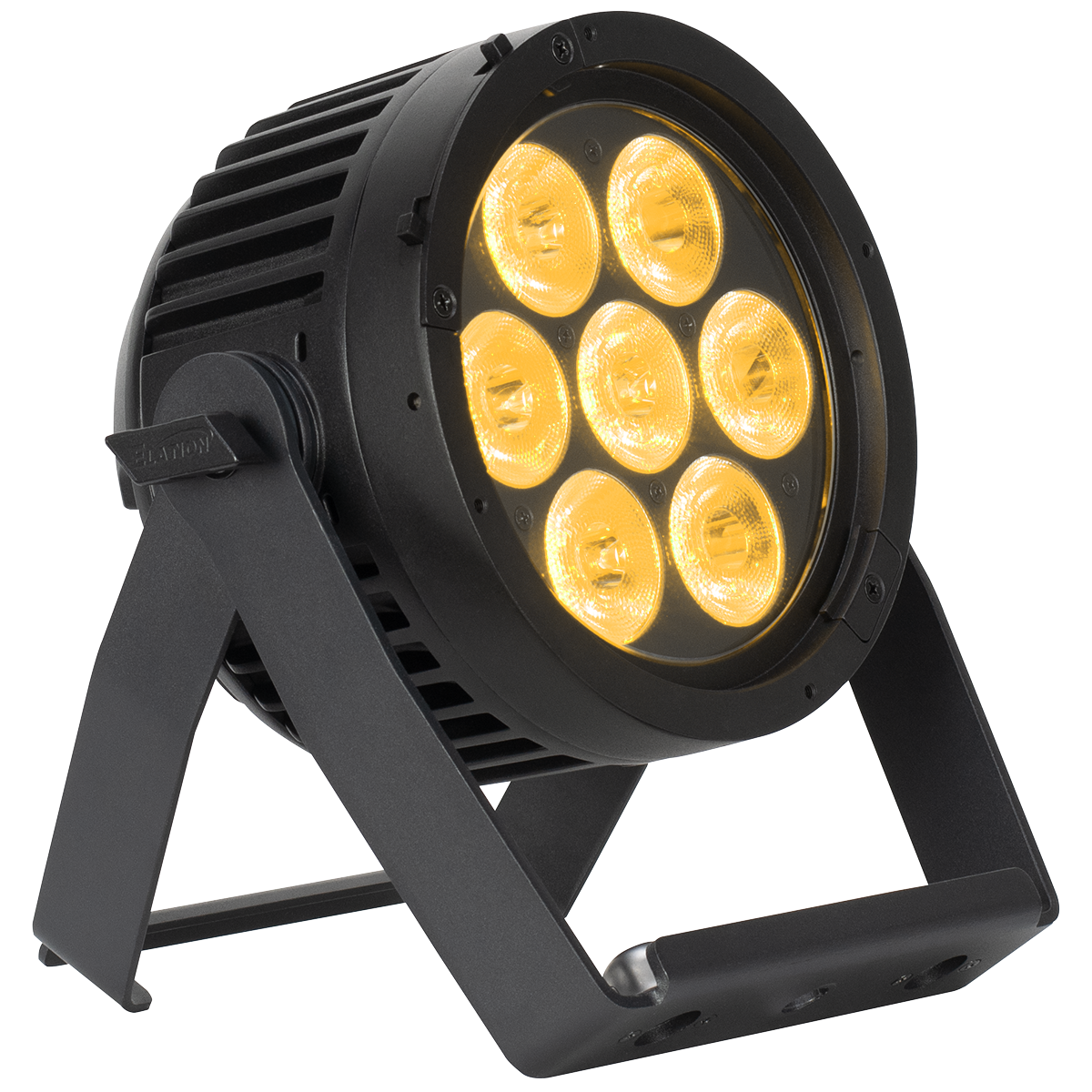 Elation SIX+ PAR S 7x20W RGBLA+UV IP65 LED Wash Light yellow