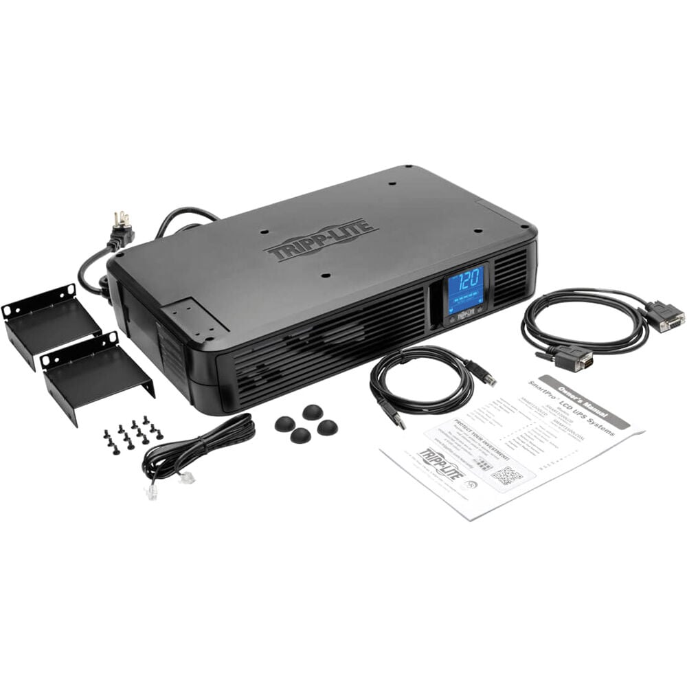 TRIPPLITE SMART1500LCD 1500 Va Ups System Smart Pro Rack/Shelf/Tower Digital Lcd Line Ia 120V