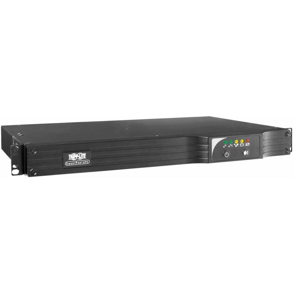 TRIPPLITE SMART500RT1U 500Va Ups System Rack/Tower 7 Outlet, 1 Rs232, 1 Usb Snmp Slot