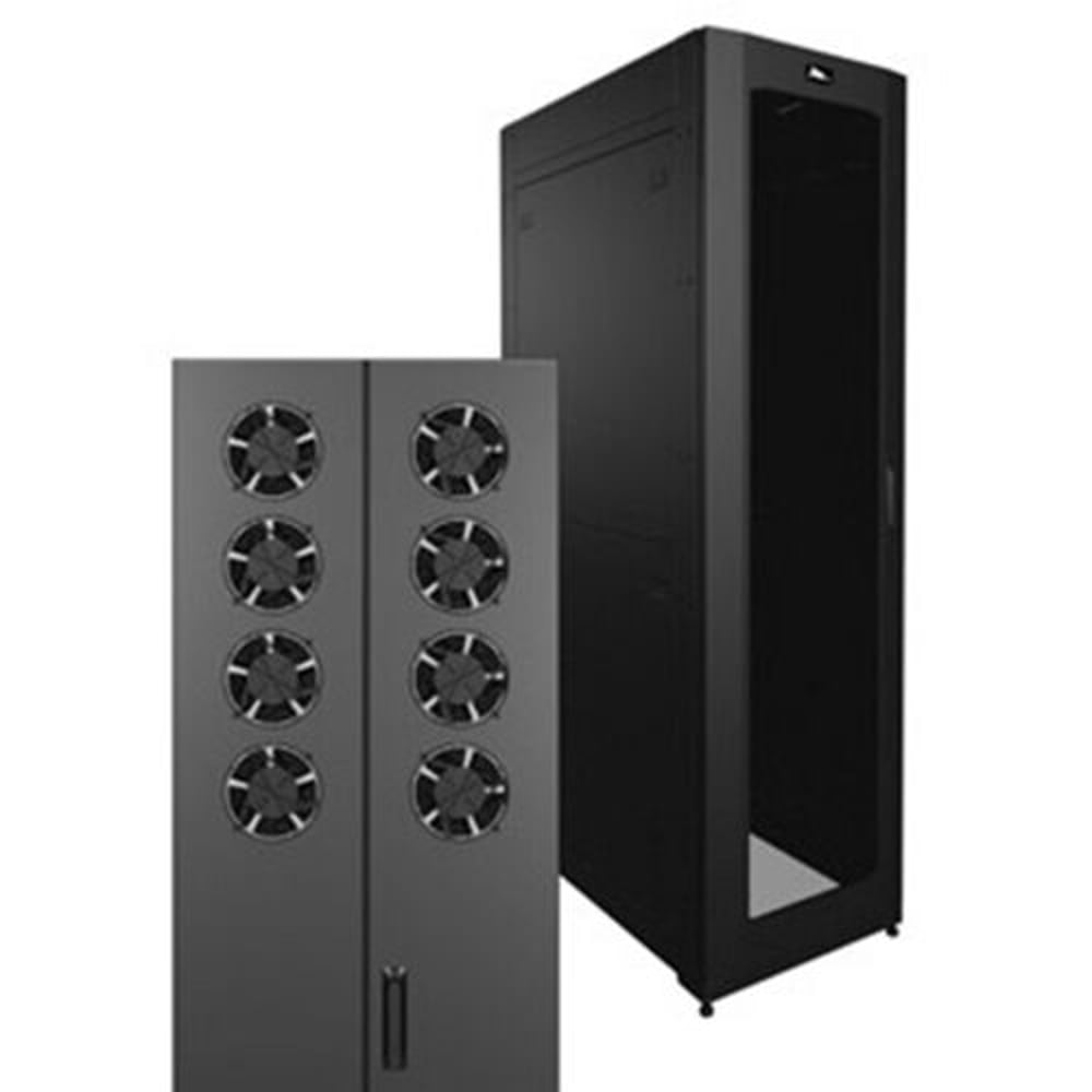 Middle Atlantic SNE24H-4536-A2 24"W, 45Sp, 36"D Config H, F/R Active Encl, Bk