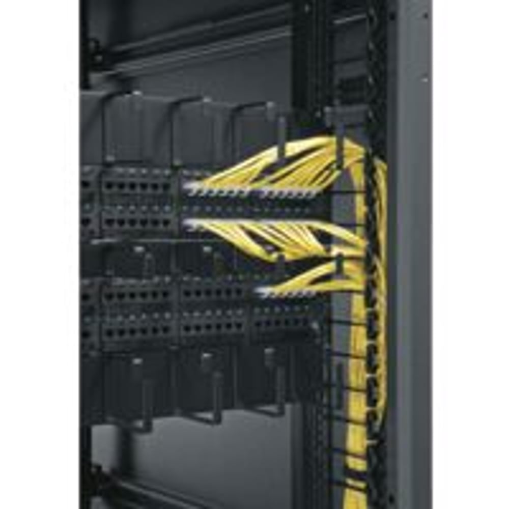 Middle Atlantic SNE-IVCMF-24 23Sp, Vert 4"Plastic Finger, 1 Side, For Sne