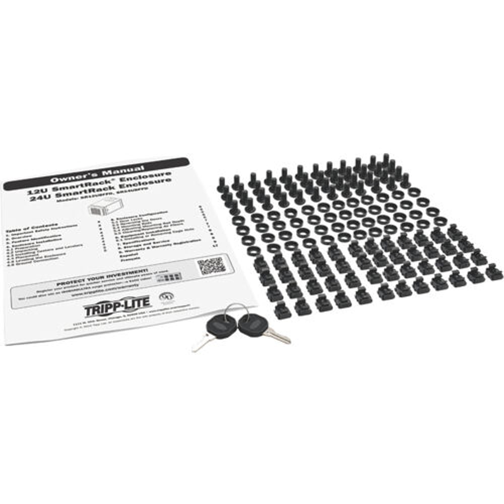 TRIPPLITE SR24UBFFD Smartrack 24U Standard-Depth Half-Height Rack Enclosure For Harsh Enviro