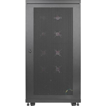TRIPPLITE SR24UBFFD Smartrack 24U Standard-Depth Half-Height Rack Enclosure For Harsh Enviro