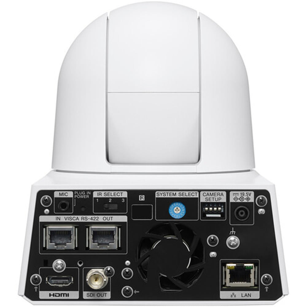Sony SRGA40/W 4K PTZ Camera, 20x Optical zoom, Built-In AI, White