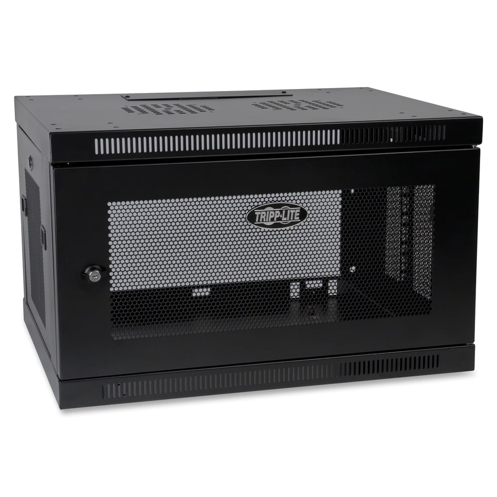 TRIPPLITE SRW6U 6U Wall Mount Rack Enclosure Cabinet Wallmount With Door And Sides