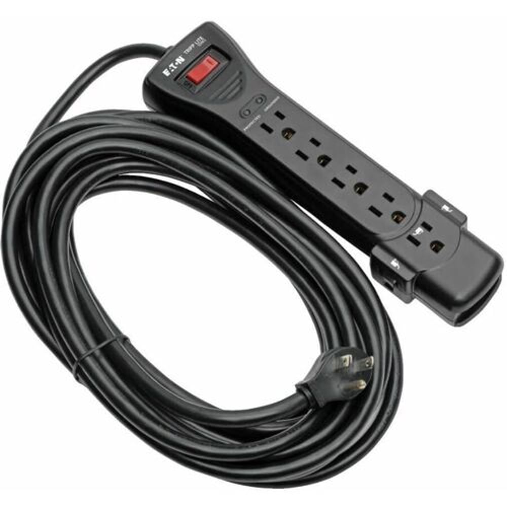 TRIPPLITE SUPER725B Surge Protector Power Strip 7 Outlet 25 Ft Cord Black 2160