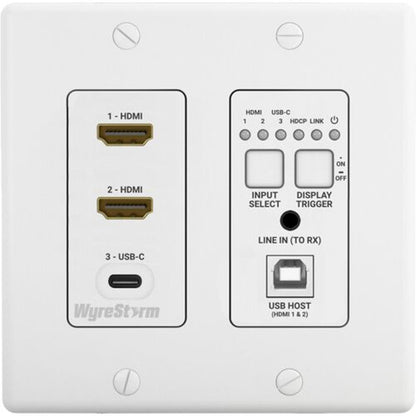 WYRESTORM SW-130-TX-US 3-Input In-Wall Hdbaset Transmitter With Usb Host And Cec