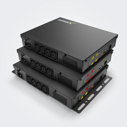 SurgeX SX-DC-8-24-120 Ac/Dc Multistage Surge Suppression, 4 Iec 120V/15A(Ac), (4) 24V Dc Ports, (2) 2.5 Usb Ports