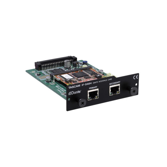Tascam IF-DA64 Dante Interface Card for DA-6400 / DA-6400dp