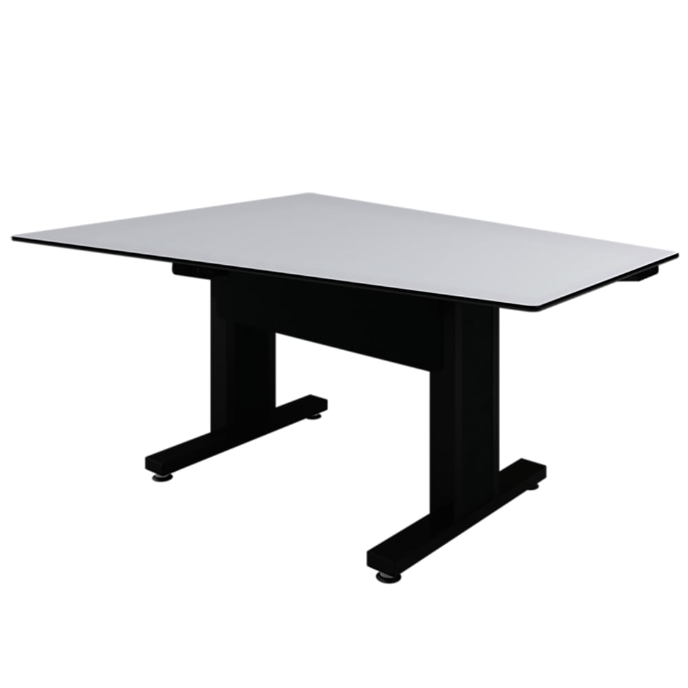 Middle Atlantic TBL-ANG-3P-SH-WB Forum 3 Person Angle Table, 30" Seated Height, Dark Finish