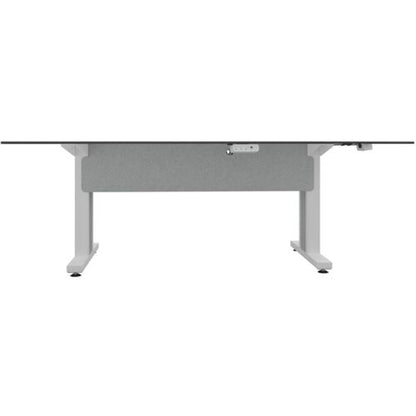 Middle Atlantic TBL-ANG-3P-SH-WW Forum 3 Person Angle Table, 30" Seated Height, Light Finish