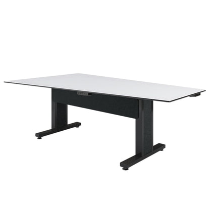 Middle Atlantic TBL-ANG-5P-SH-WB Forum 5 Person Angle Table, 30" Seated Height, Dark Finish