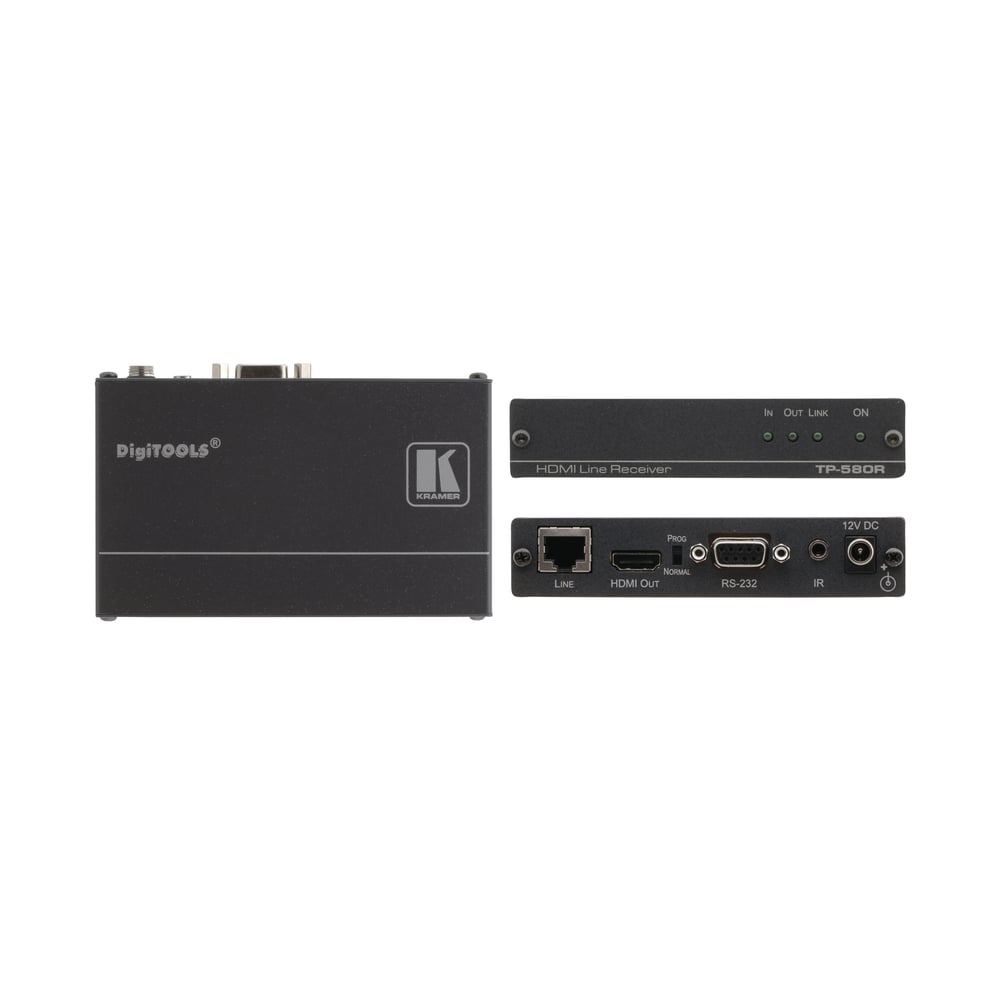 Kramer TP-580R Hdmi, Bidirectional Rs232 & Ir Over Hdbaset Twisted Pair Receiver