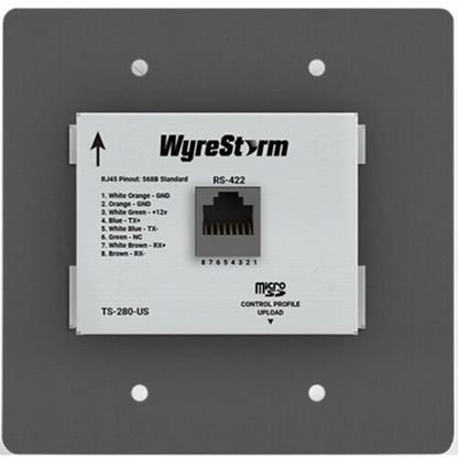 WYRESTORM TS-280-US 2.8In Rs-232 Multi-Purpose Touch-Screen (Us 2-Gang) As Simple Fixed P