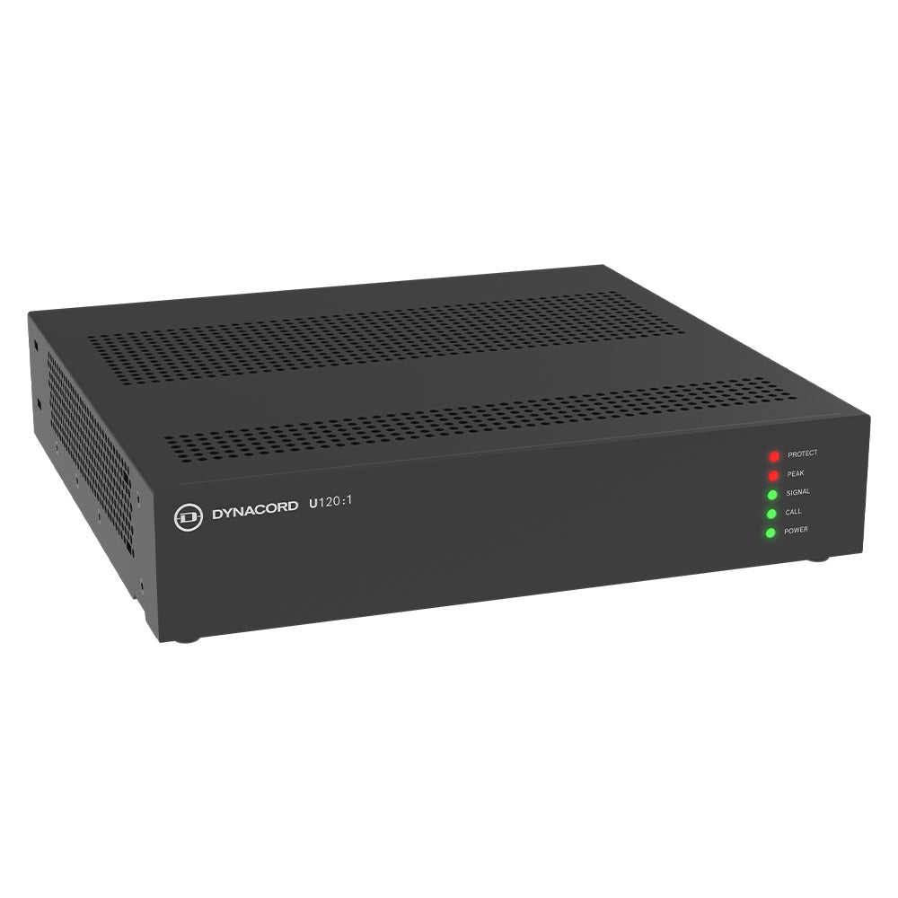 Dynacord U120:1-US Single Channel Install Power Amplifier, Top Left