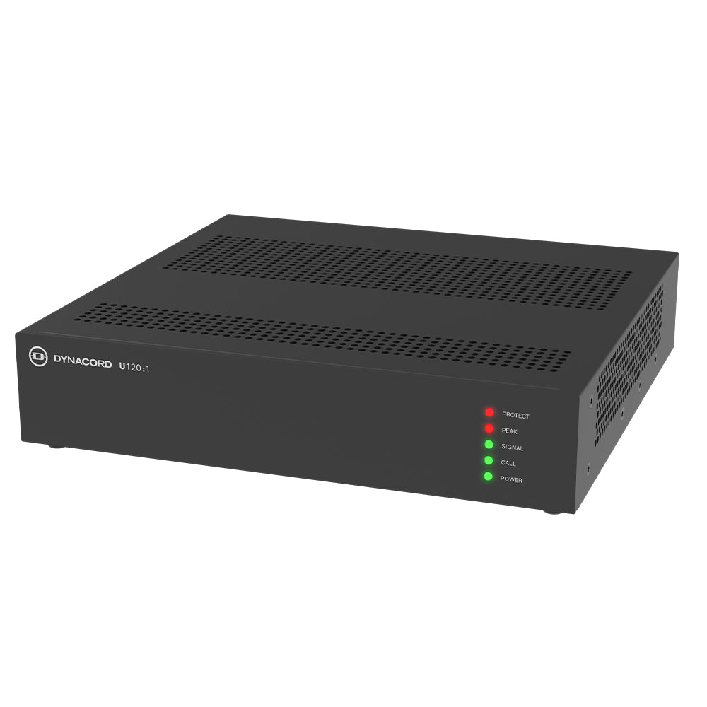 Dynacord U120:1-US Single Channel Install Power Amplifier, Top Right