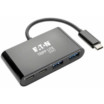 TRIPPLITE U460-004-2A2CB 4-Port Usb-C Hub, Usb C To 2X Usb-A, 2X Usb-C, Usb 3.0, Black