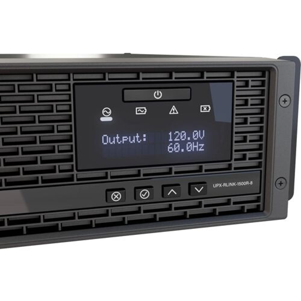 Middle Atlantic UPX-RLNK-1500R-8 Nexsys Ups Backup Power System With Racklink- 1500Va - 15A