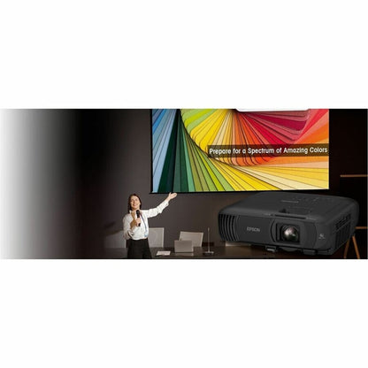 Epson V11HB59220 Powerlite 1290 Projector, 1080P, 4100 Lumens, 3Lcd