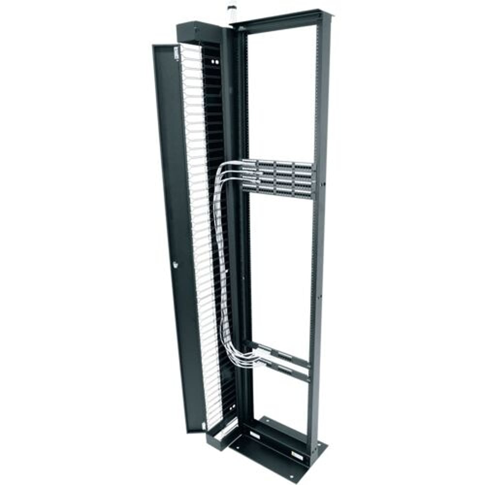 Middle Atlantic VCD-10-45-SC 45Sp 10" Single Cable Duct W/Door