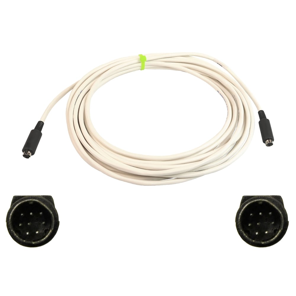 PTZOptics VISCA-75 8Pin Male To Male Plenum Black 75Ft Cable
